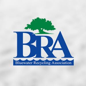 Logo for Bluewater Recycling Association
